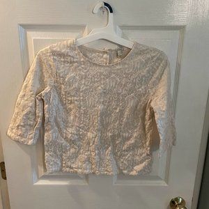 J. Crew Cream Blouse